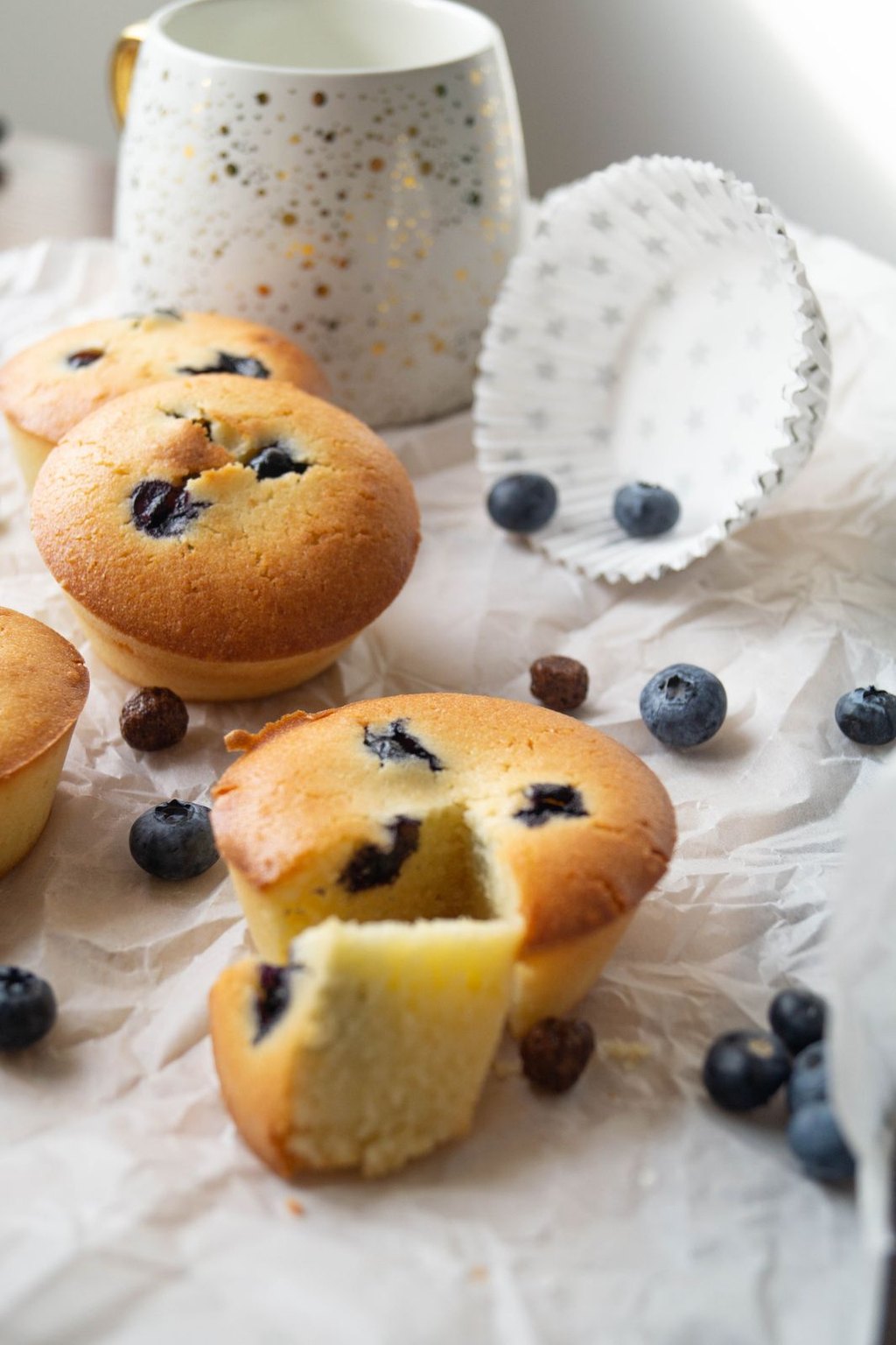 Muffinki z borówkami