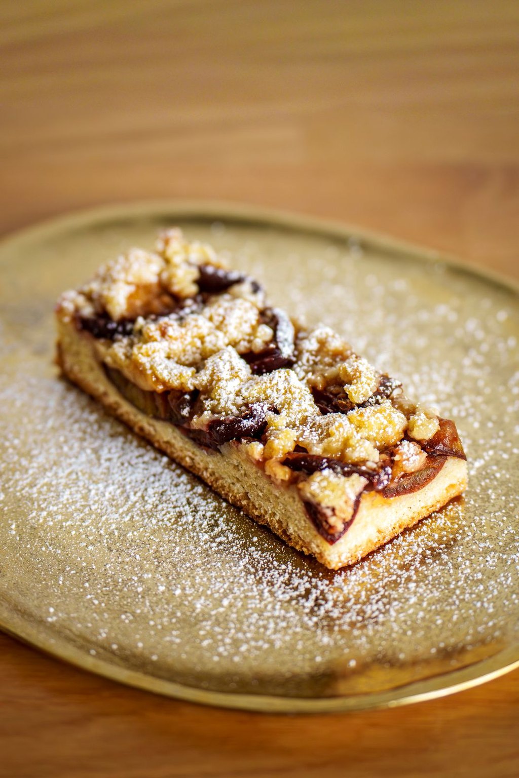 Jabłkowe crumble w kostkach