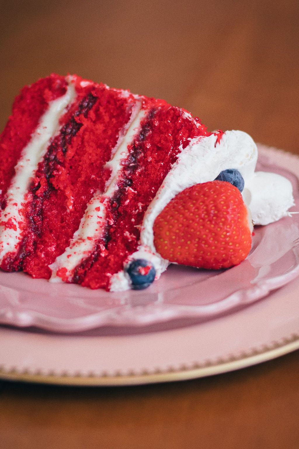 Ciasto red velvet z kremem serowym