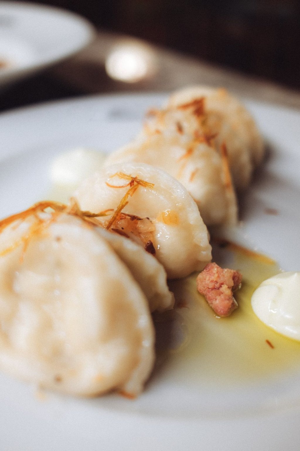 Pierogi z kaszą gryczaną i twarogiem