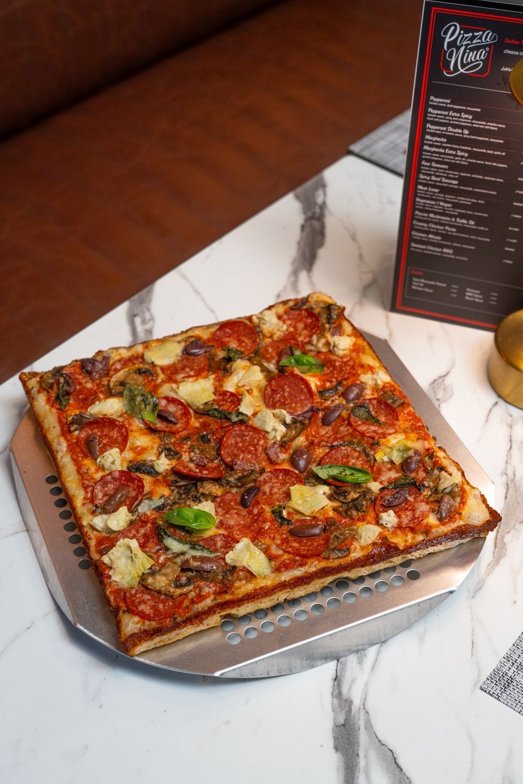 Pizza z blachy w stylu Detroit