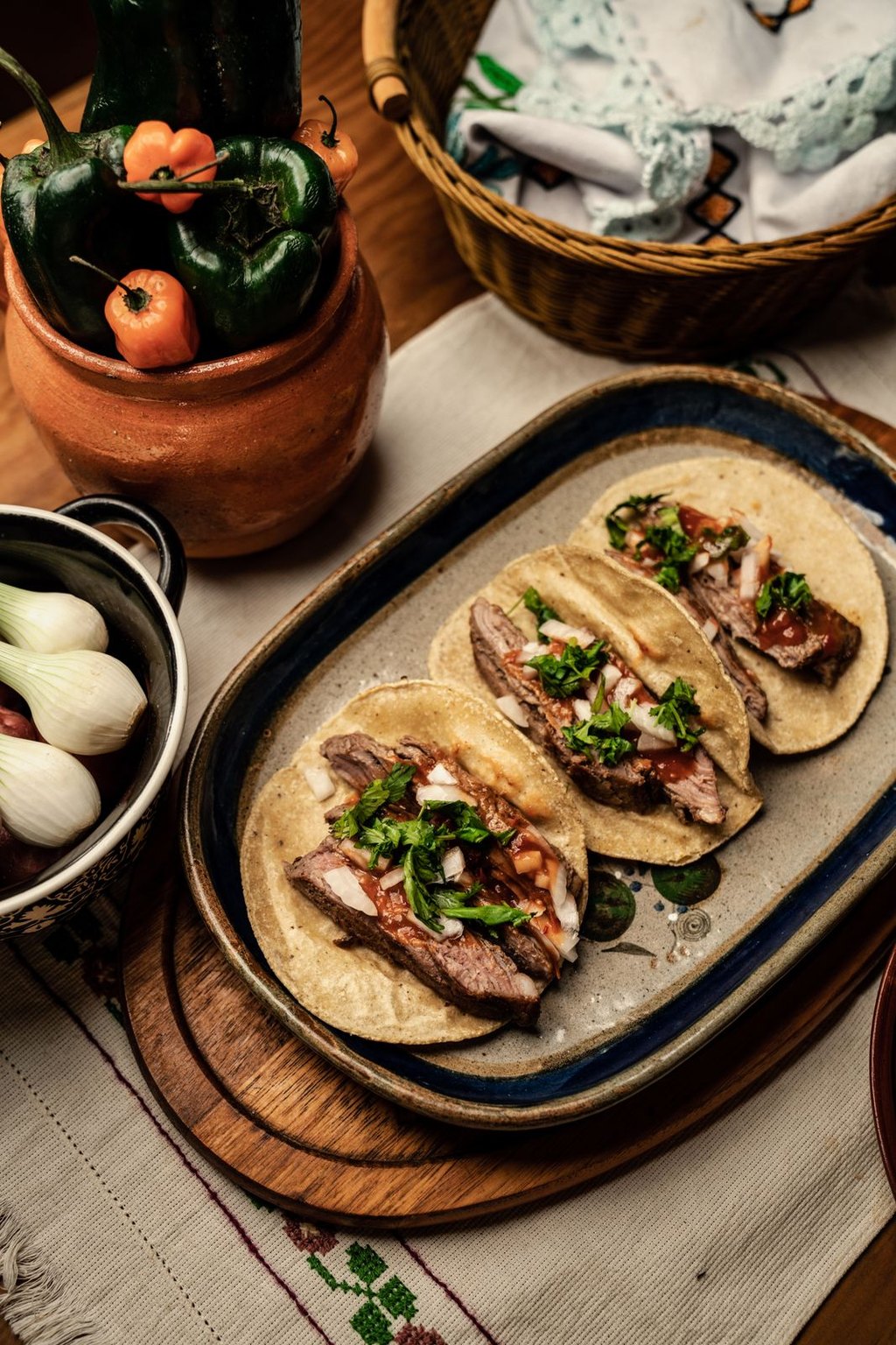 Tacos z grillowaną wołowiną