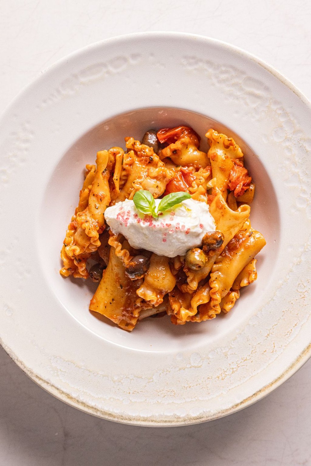 Makaron alla Norma z bakłażanem i ricottą