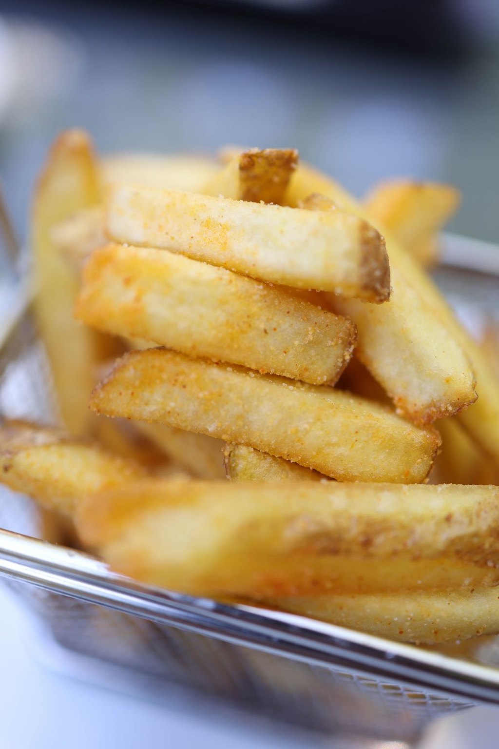 Frytki belgijskie smażone dwa razy