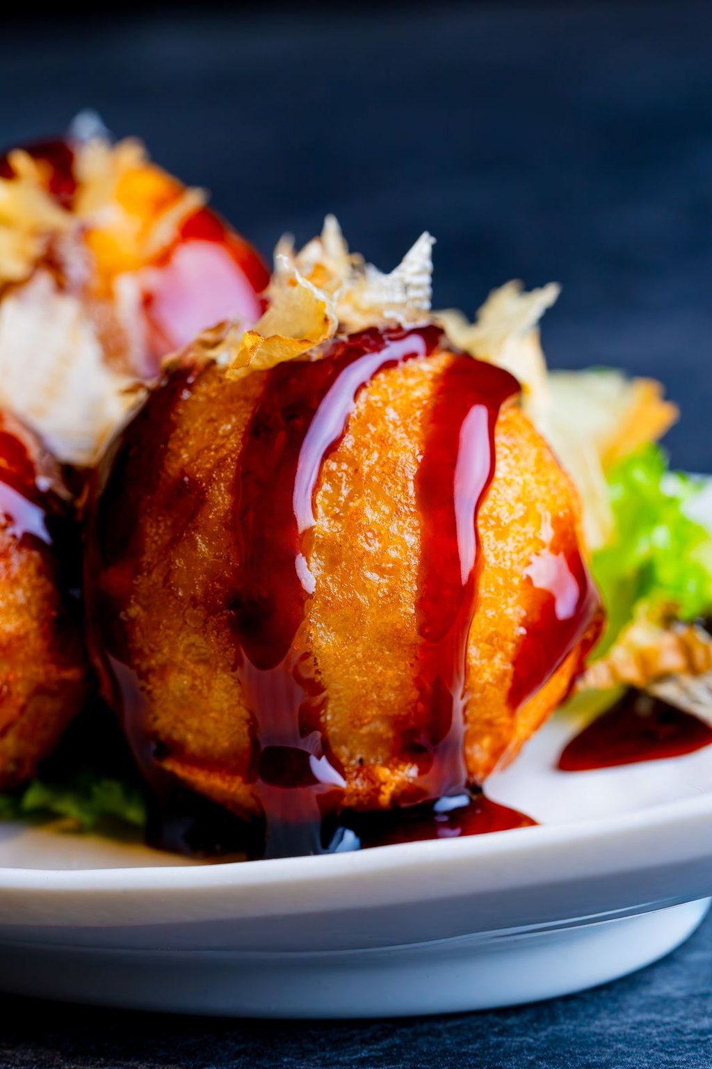 Takoyaki japońskie kulki z ośmiornicą