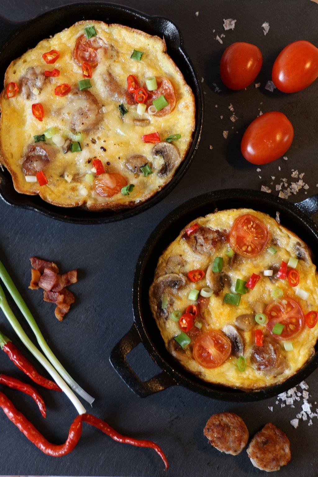 Frittata ratunkowa z warzywami z lodówki