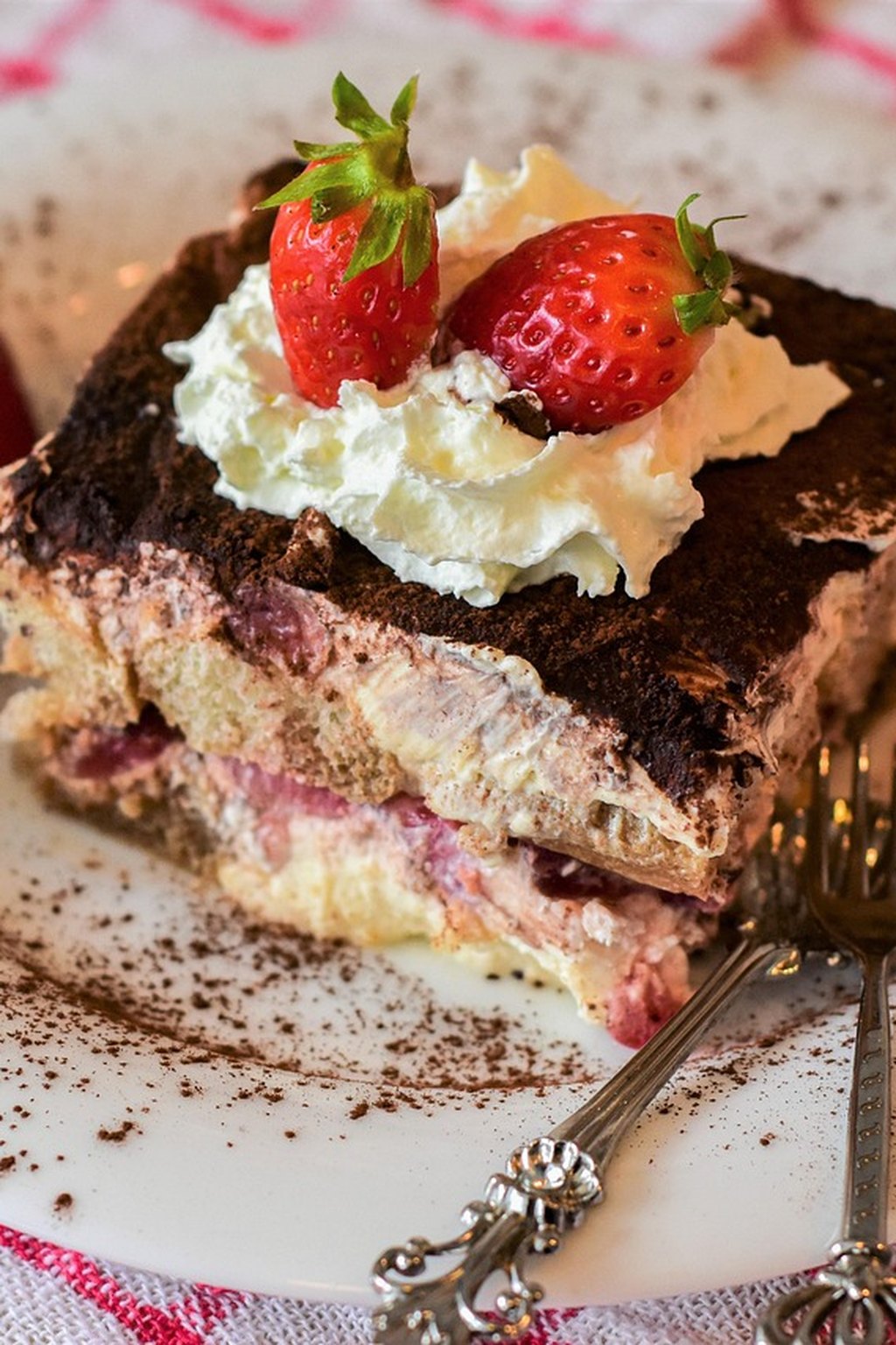 Tiramisu truskawkowe