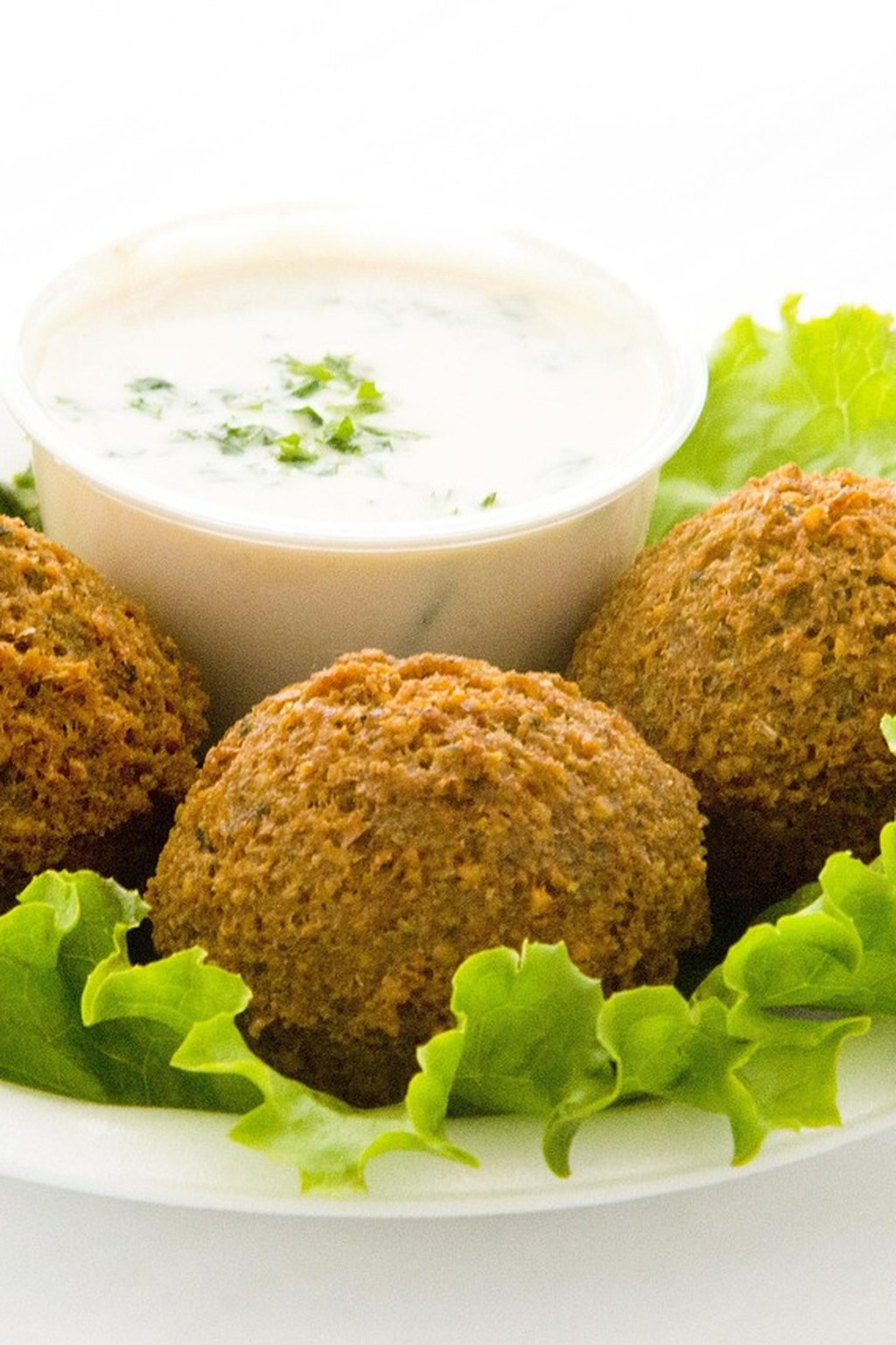 Pieczone kulki z ciecierzycy z tahini