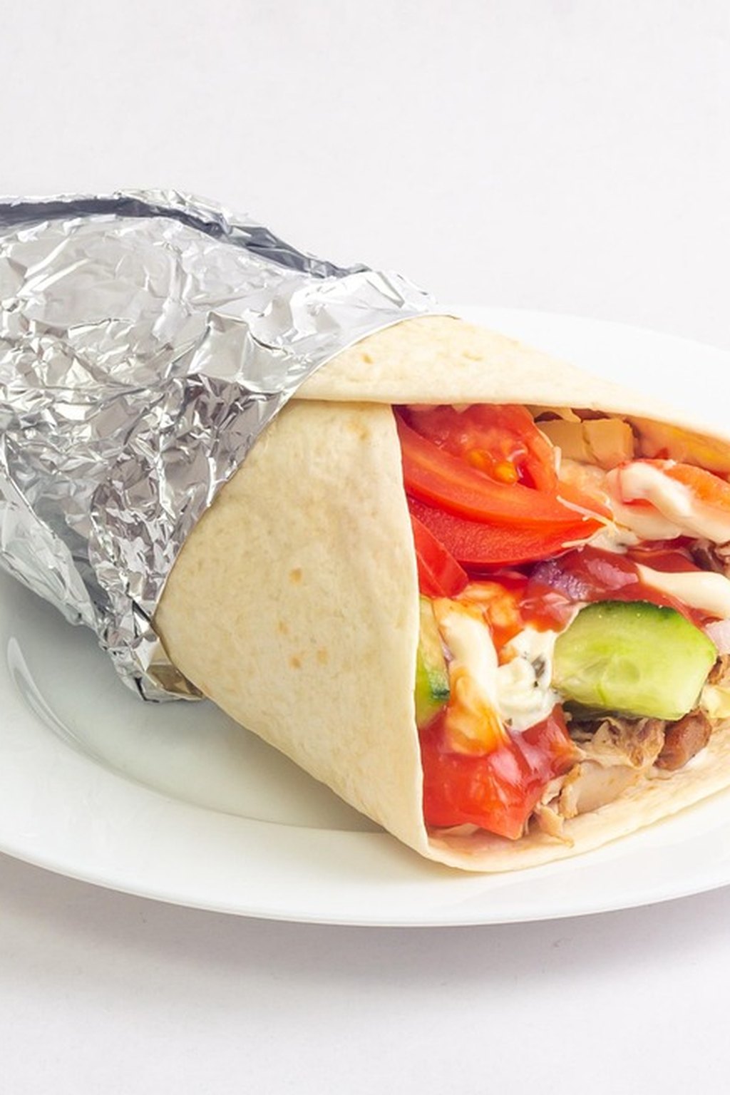 Wrap shawarma z kurczakiem