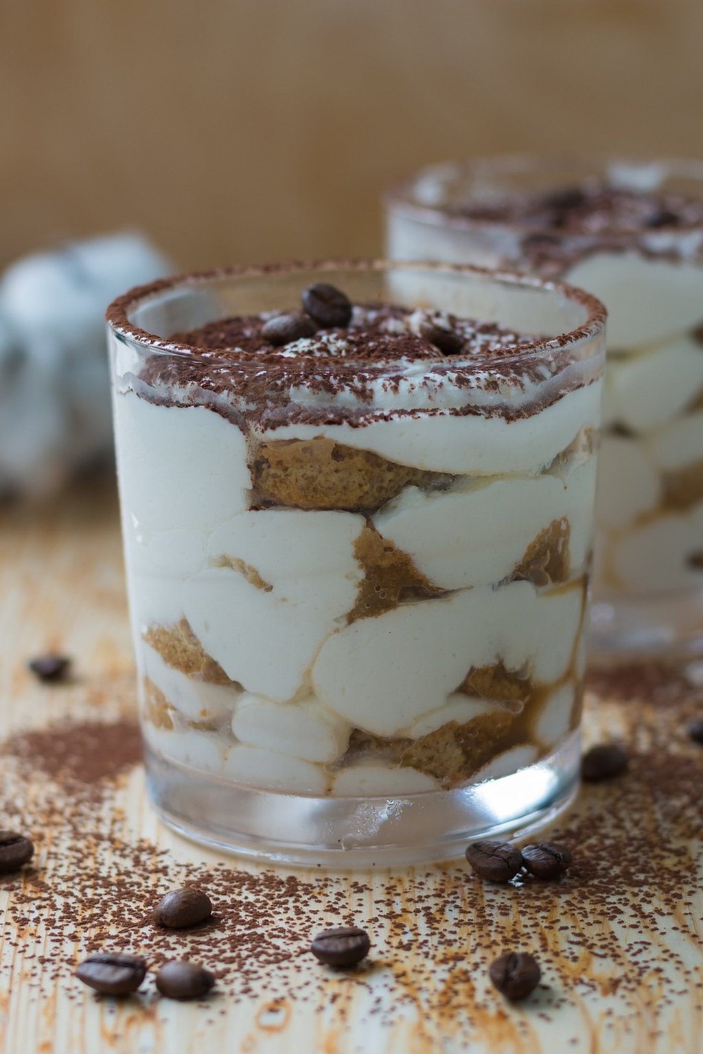 Tiramisu w szklankach
