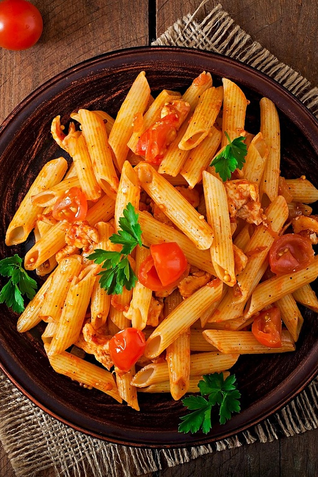 Penne z pomidorami