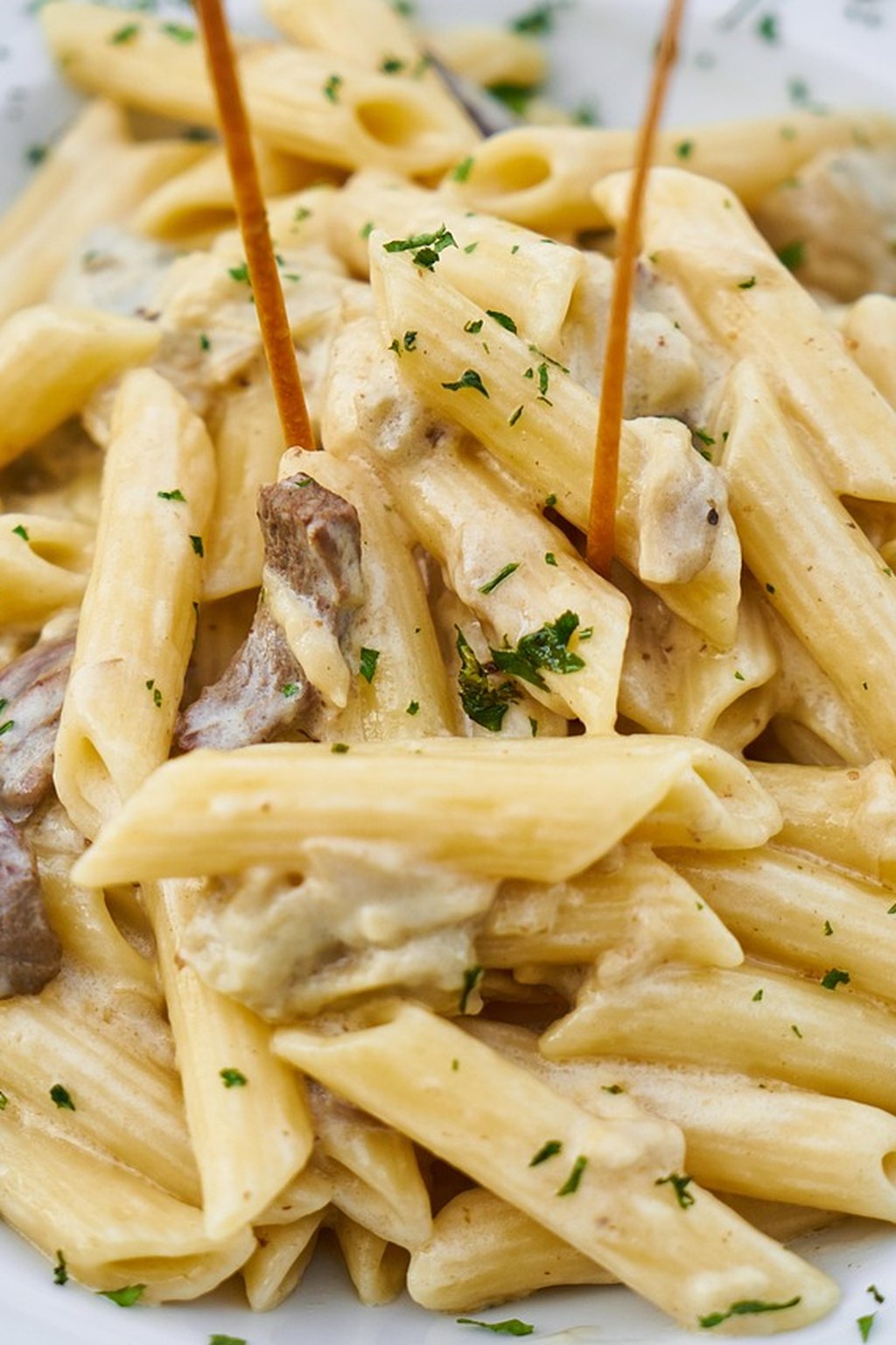 Kremowe penne z kurczakiem
