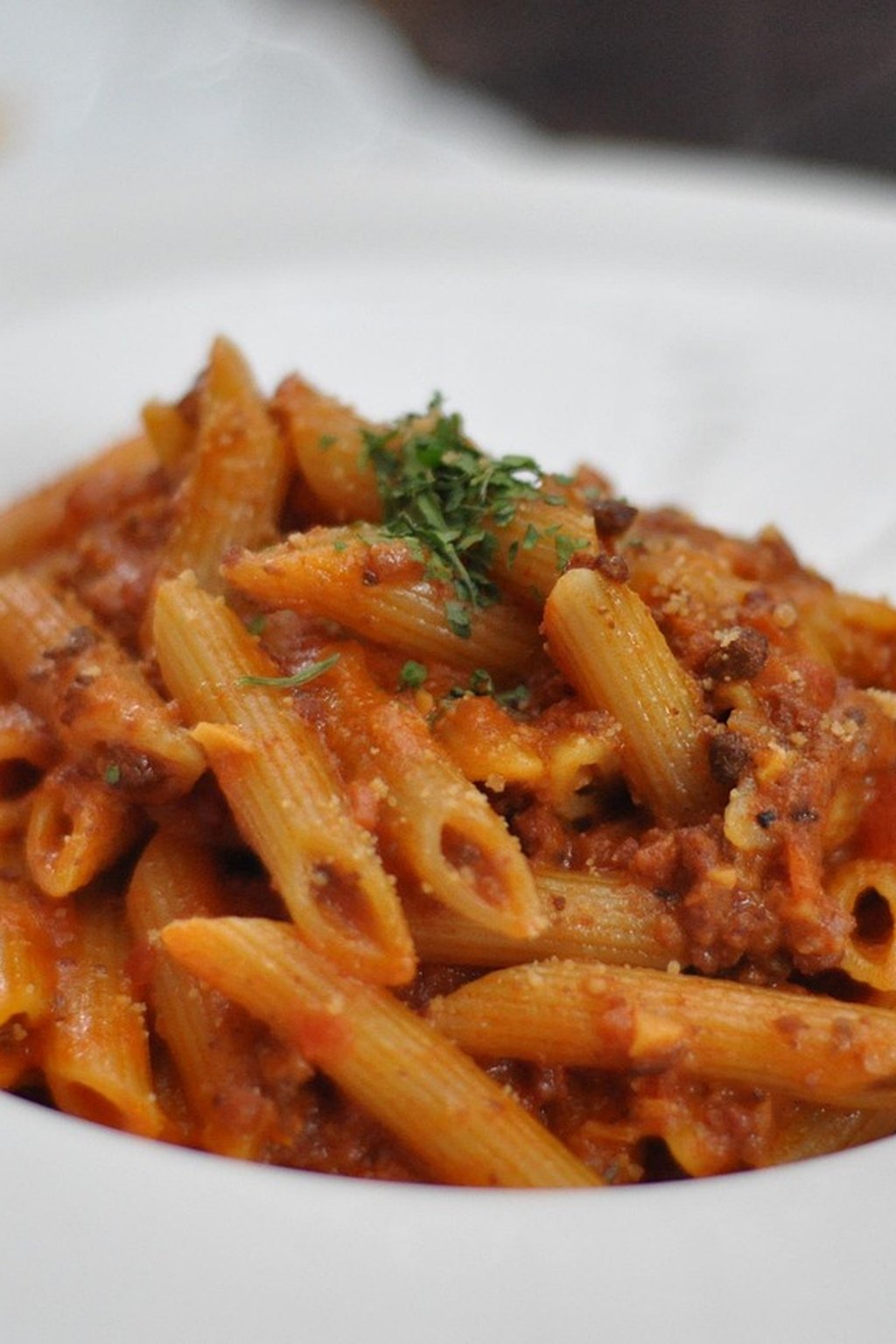 Penne z sosem pomidorowym