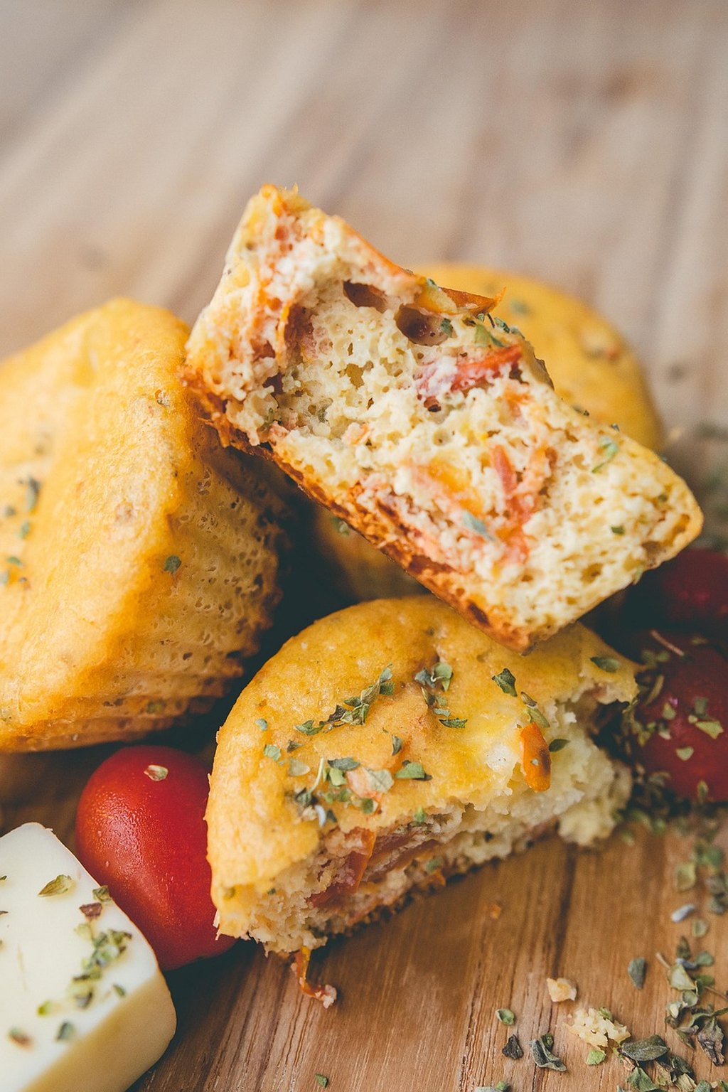 Pieczone babeczki ziemniaczano-twarogowe
