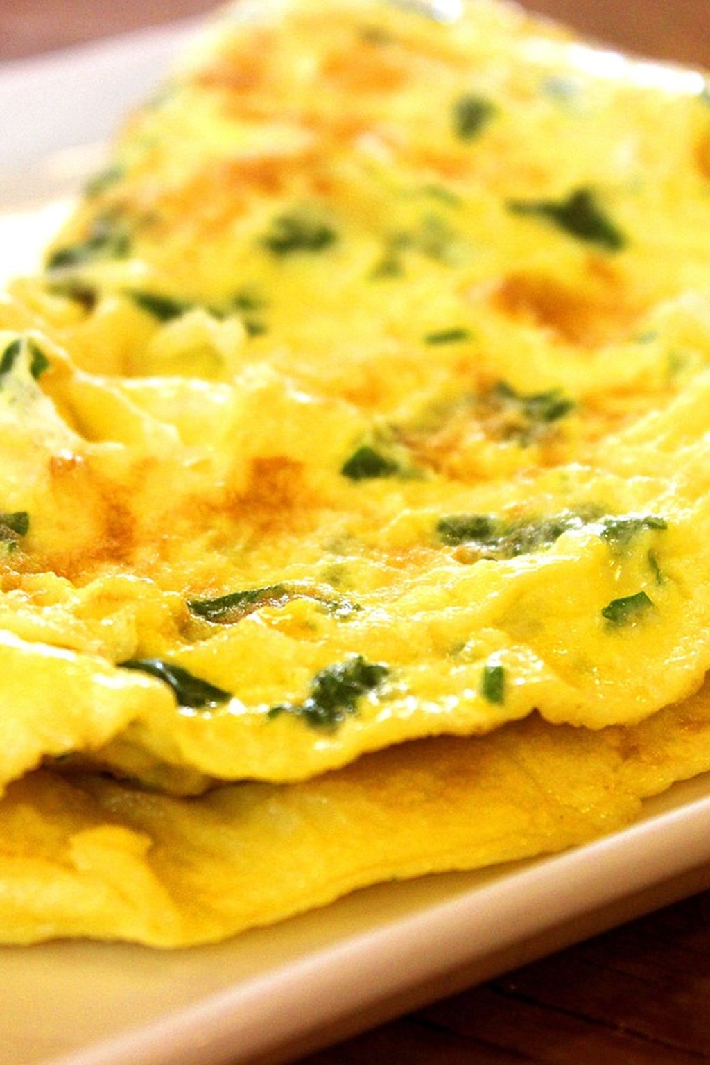 Omlet twarogowy ze szczypiorkiem