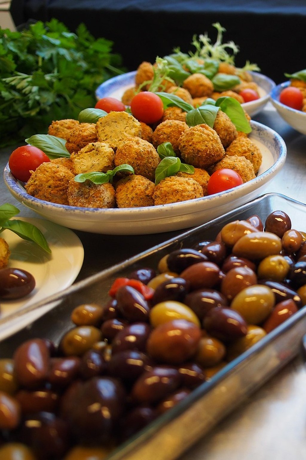 Pieczone kulki falafelowe do pudełka