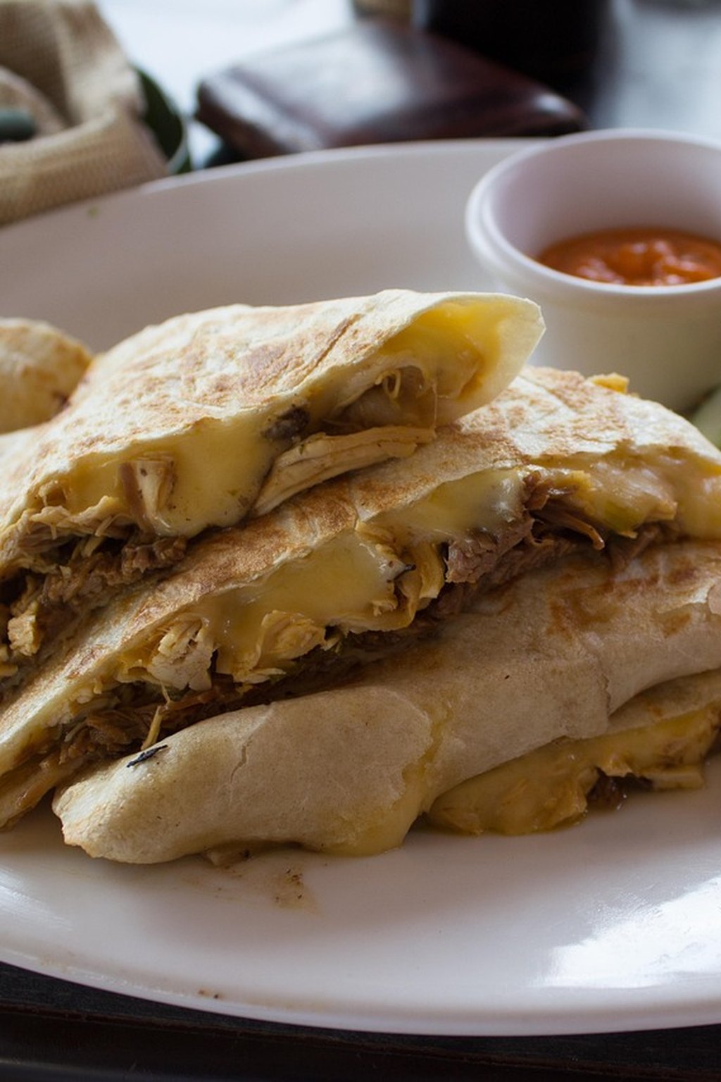 Błyskawiczna quesadilla z kurczakiem