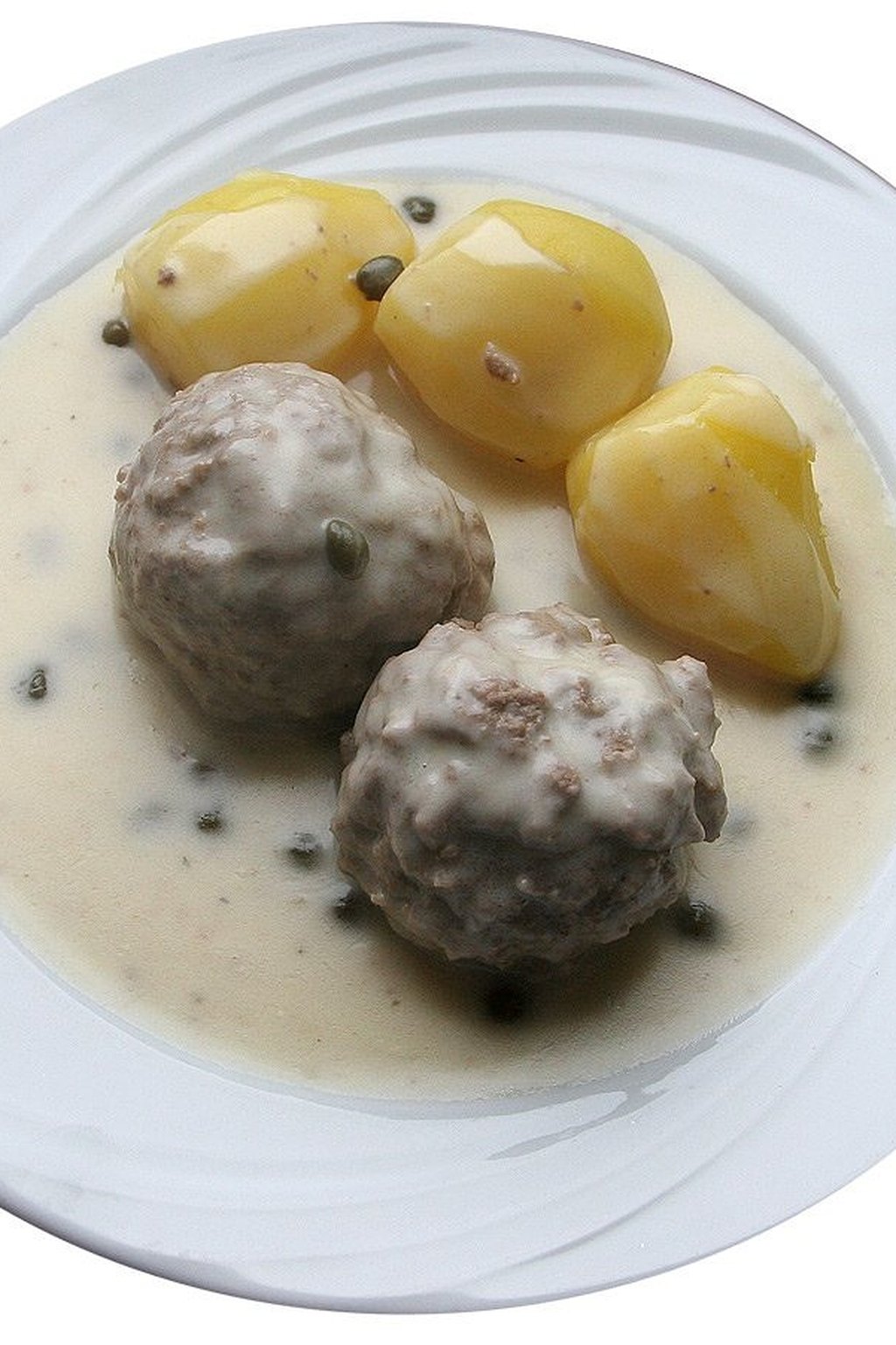 Klopsiki z indyka w sosie śmietanowo-musztardowym
