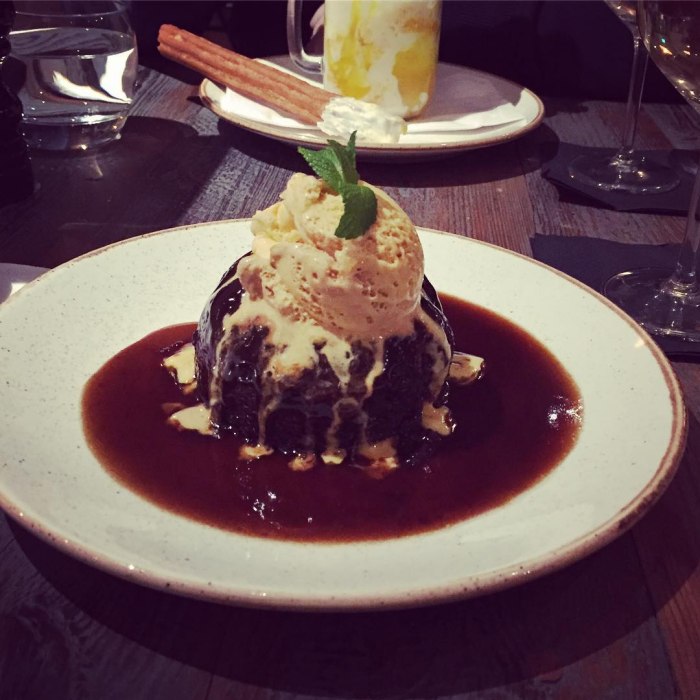 Sticky toffee pudding