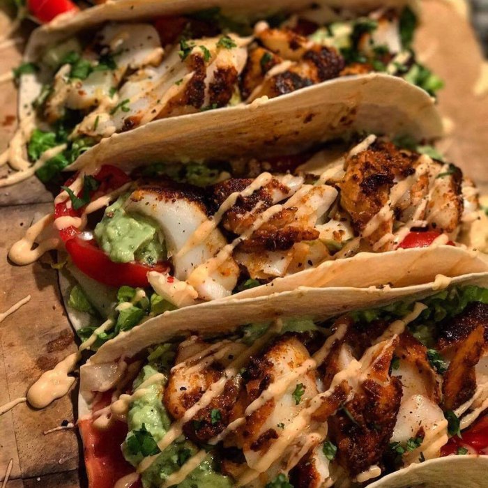 Tacos z rybą po cajunsku