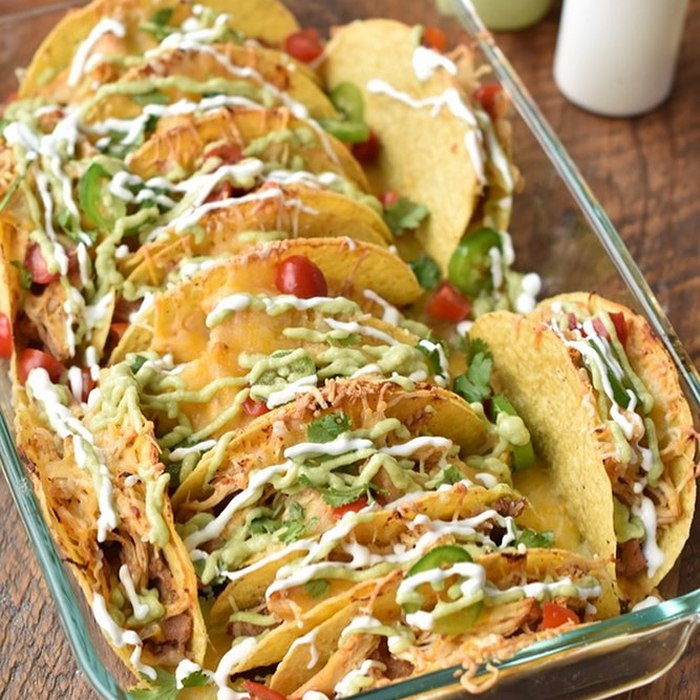 Pieczone tacos z kurczakiem