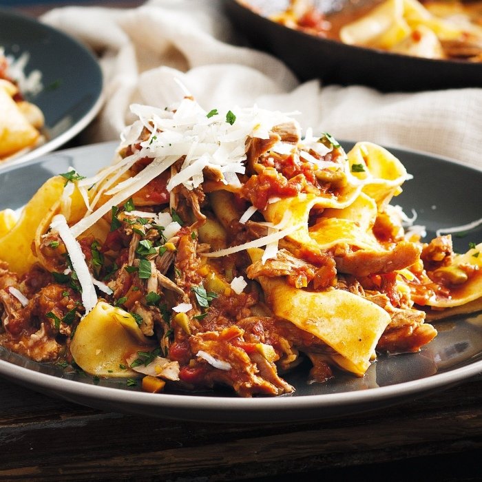 Weneckie ragù z kaczki i paccheri