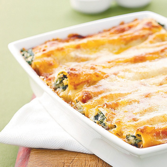 Cannelloni ze szpinakiem i ricottą