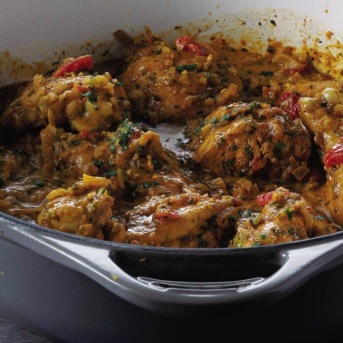 Kurczak curry z masłem orzechowym