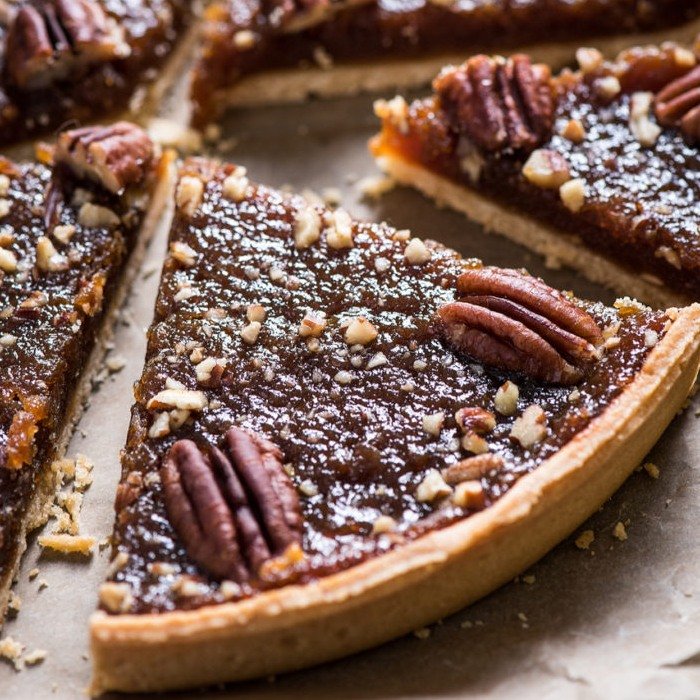 Tarta pekanowa z czekoladą
