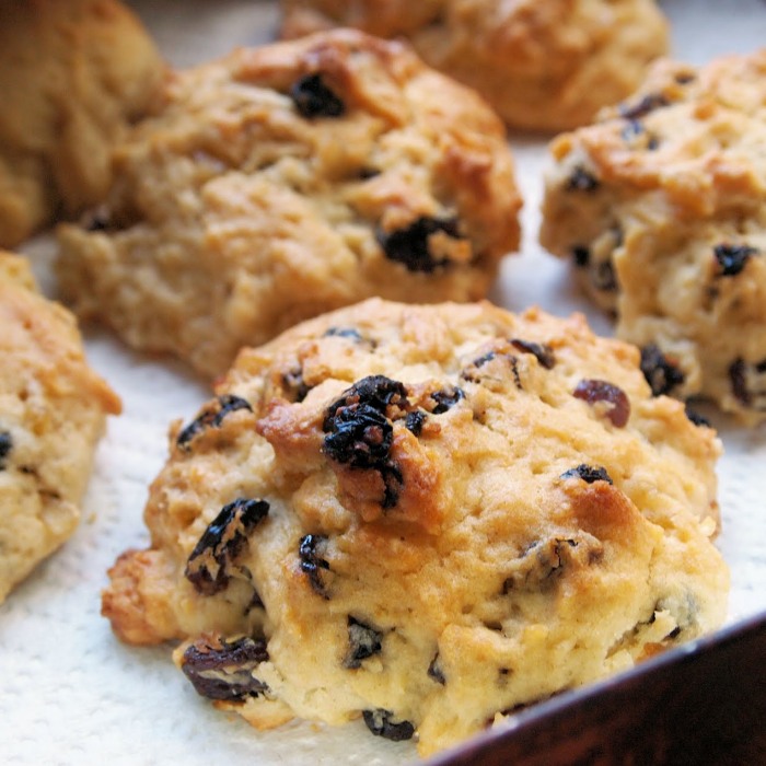 Brytyjskie ciasteczka rock cakes
