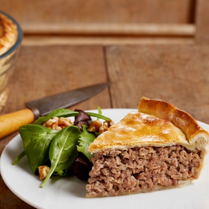 Tourtière, kanadyjski placek mięsny