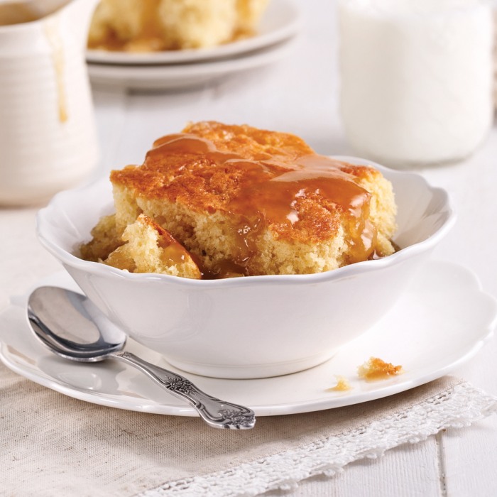 Kanadyjski pudding z syropem klonowym