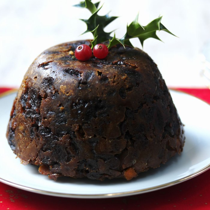 Klasyczny pudding bożonarodzeniowy