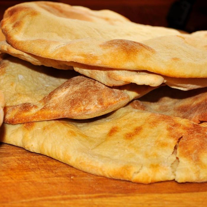 Syryjskie chlebki pita