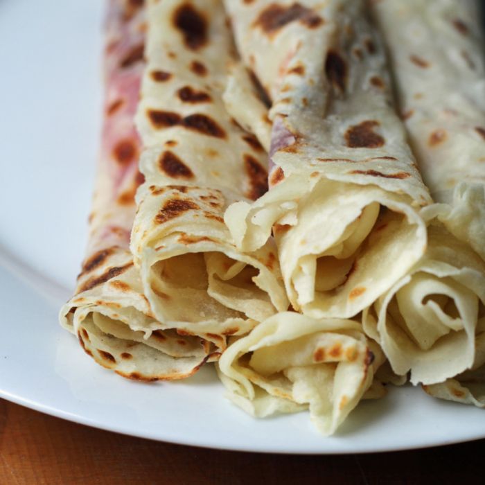 Norweskie lefse ziemniaczane