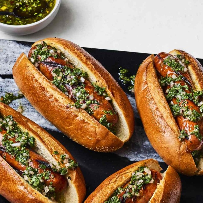 Choripán, argentyńska kanapka z chorizo