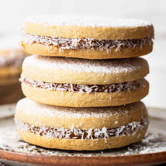 Alfajores z kajmakiem