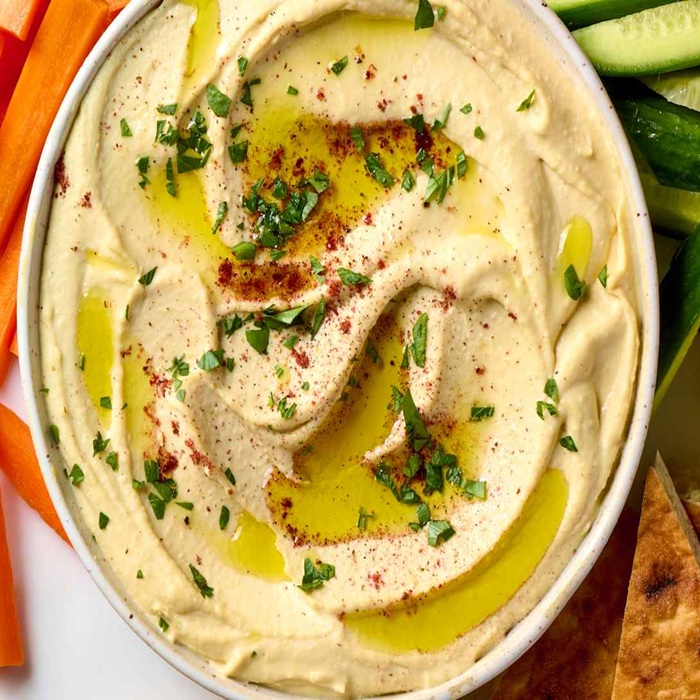 Hummus z jogurtem