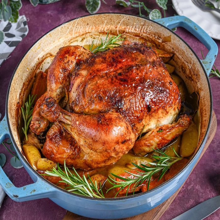 Kurczak pieczony po algiersku