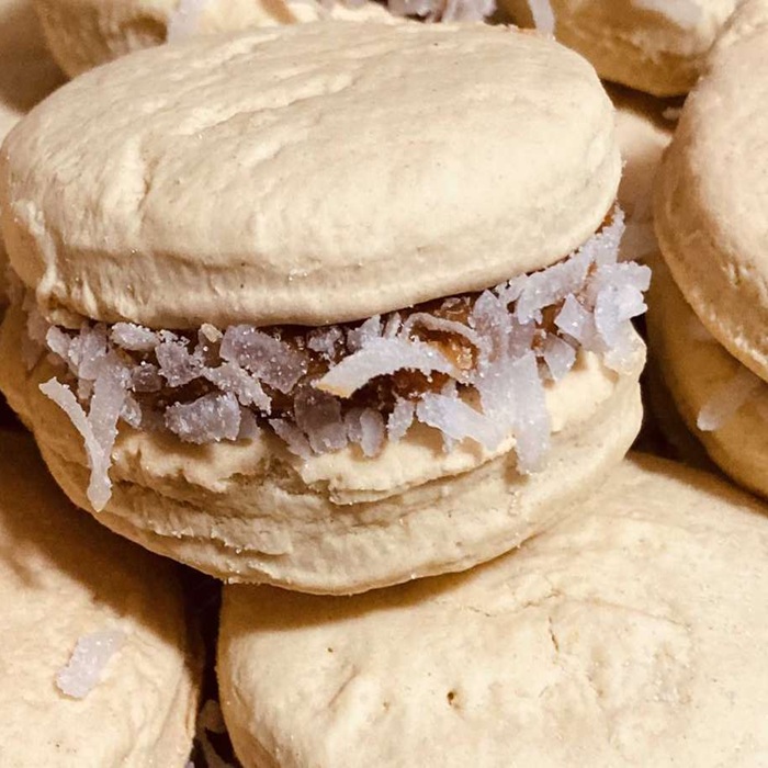 Alfajores waniliowe