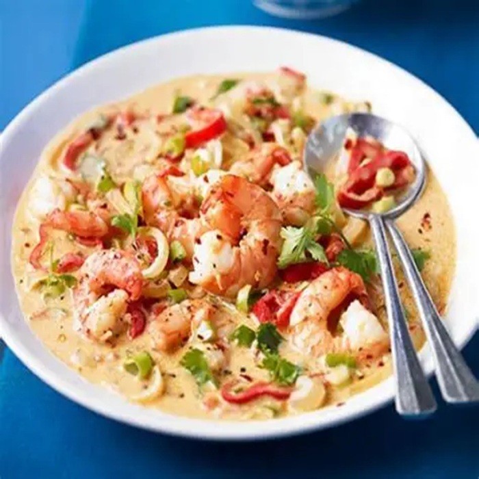 Moqueca z krewetkami po bahijsku