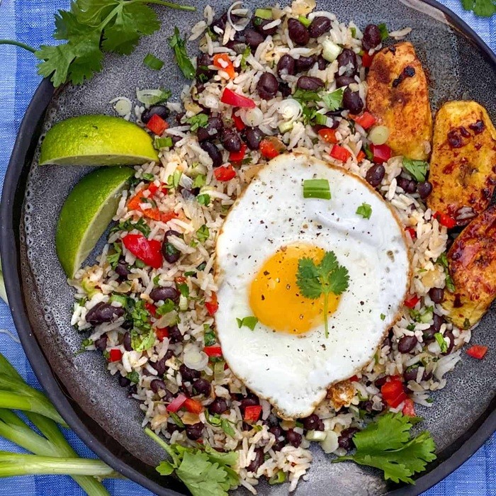 Gallo pinto, kostarykański ryż z fasolą