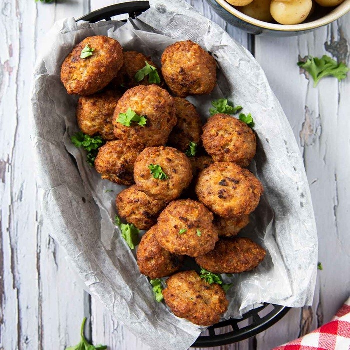 Duńskie kotleciki wieprzowe frikadeller