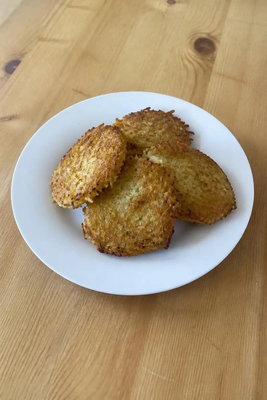 Pieczone placki ziemniaczane z jabłkiem