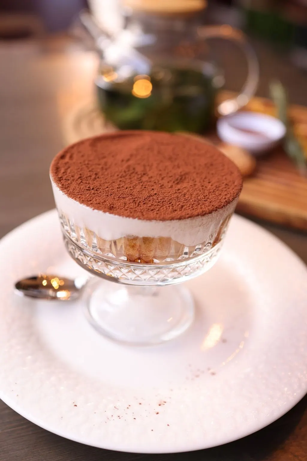 Tiramisu w pucharkach z miodową kawą