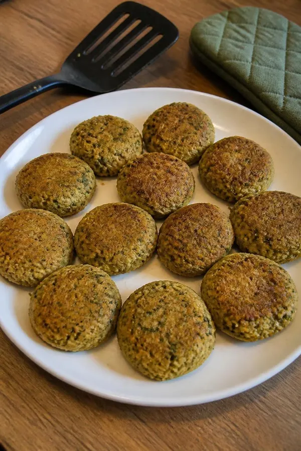 Pieczone falafele ziołowe