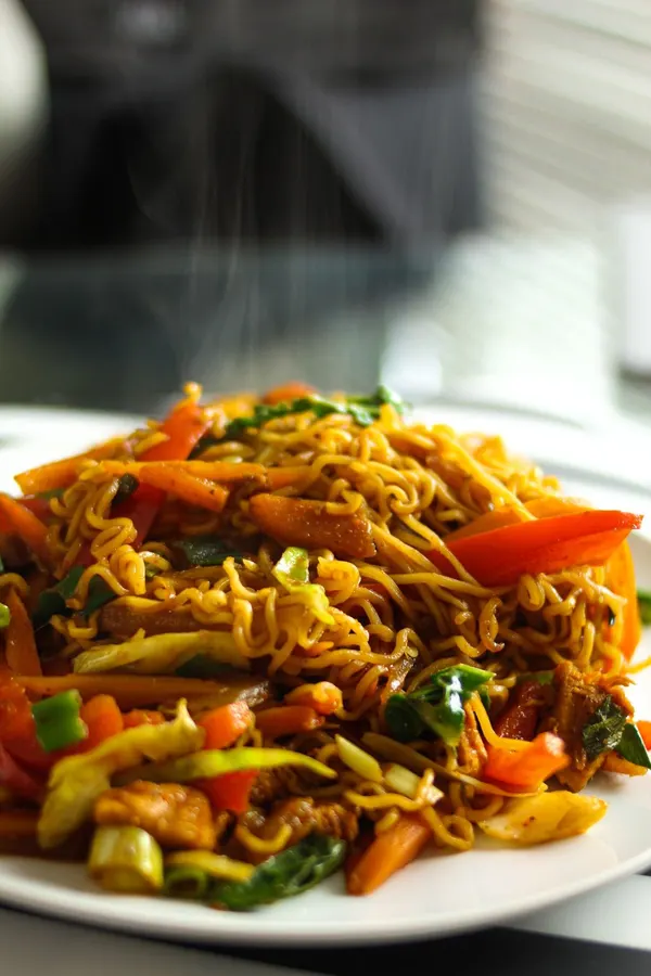 Chow mein z warzywami
